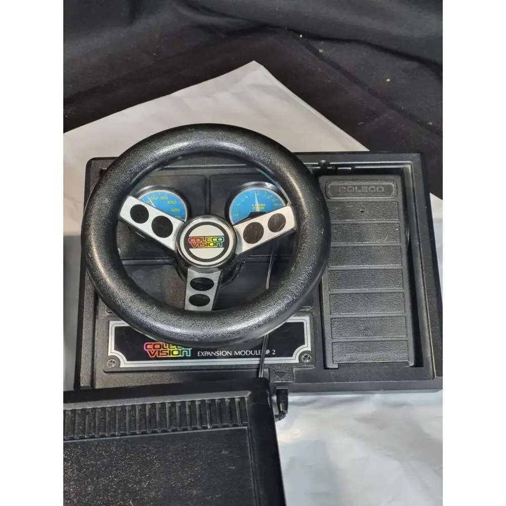 Colecovision Console With Rollercontroller Two Controllers Expantion Module #2